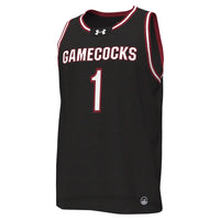 #1 Black South Carolina Gamecocks Replica Basketball Jersey