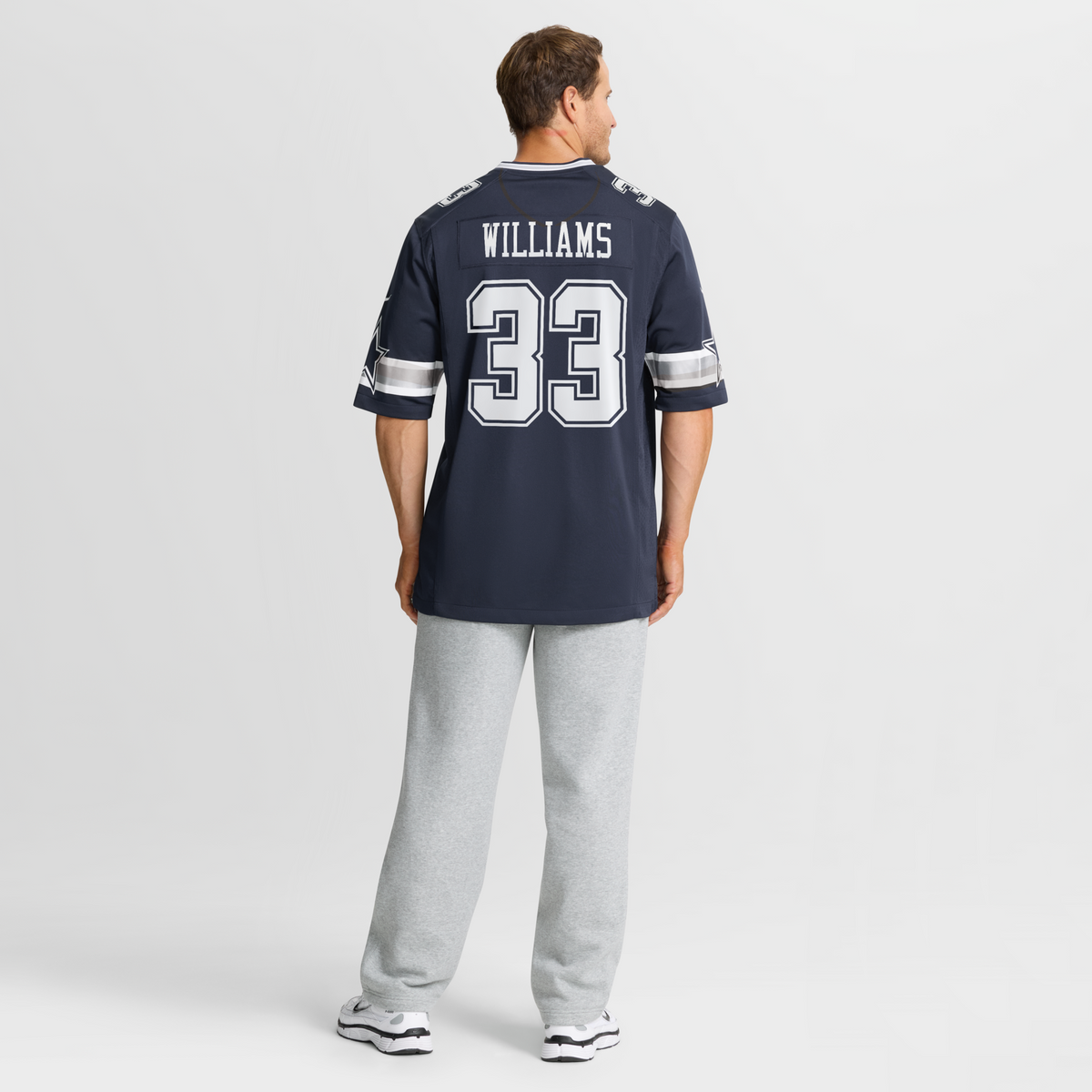 Dallas Cowboys Javonte Williams Navy Team Game Jersey