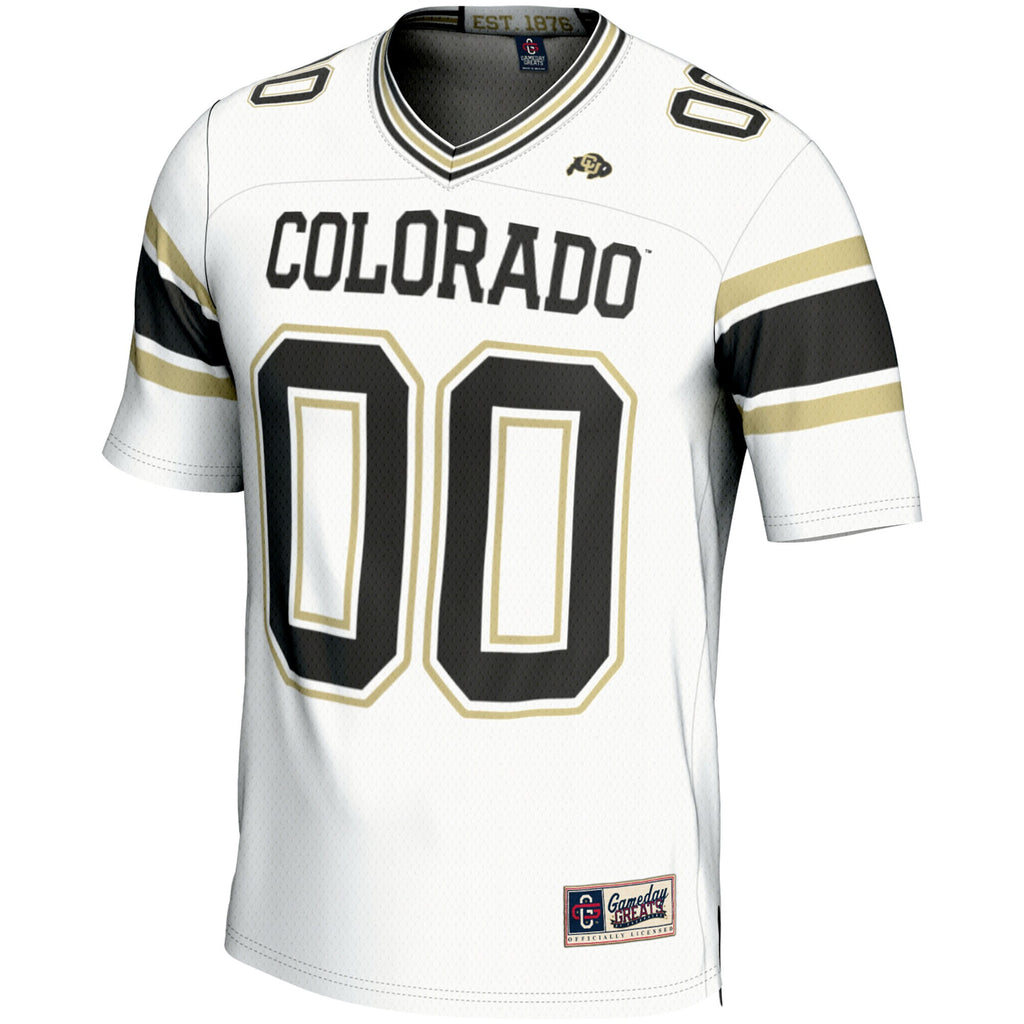 Colorado Buffaloes GameDay Greats NIL Pick-A-Player Football Jersey - White