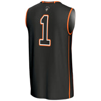 #1 Oklahoma State Cowboys Lightweight Basketball Jersey - Black