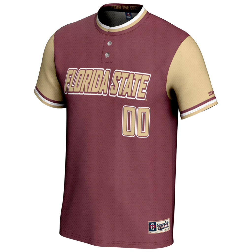 Florida State Seminoles GameDay Greats NIL Pick-A-Player Lightweight Softball Jersey - Garnet