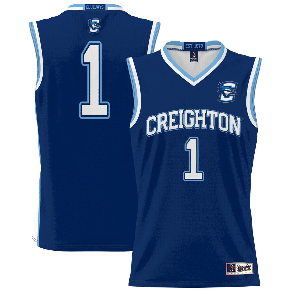 #1 Creighton Bluejays GameDay Greats Lightweight Basketball Jersey - Blue