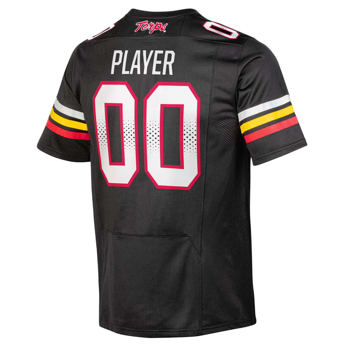 Maryland Terrapins Pick-A-Player NIL Replica Football Jersey - Black